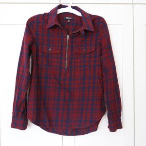 Madewell Zip Flannel